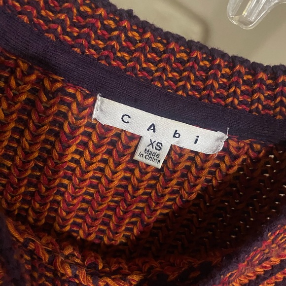 CAbi multi color knit Sweater- style #891 - Picture 2 of 4